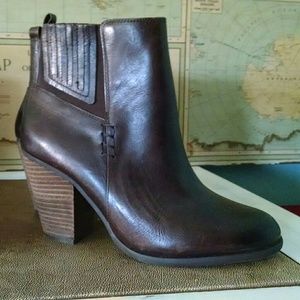 Leather Bootie's never worn